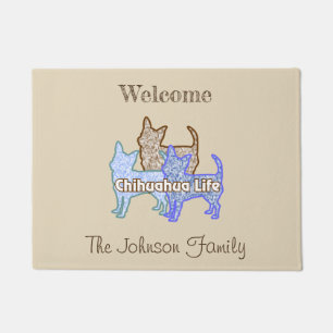 Felpudo Chihuahua Life Door Mat
