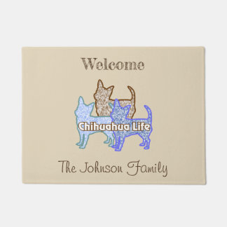 Felpudo Chihuahua Life Door Mat