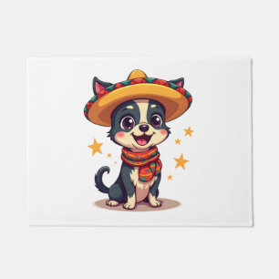 Felpudo Chihuahua México Cinco de Mayo Perro Divertido