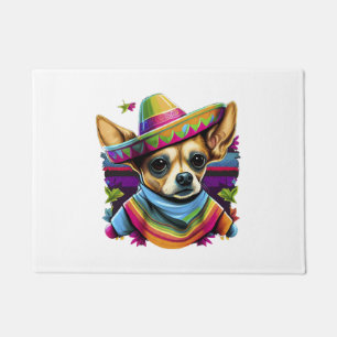 Felpudo Chihuahua México Cinco de Mayo Perro gracioso