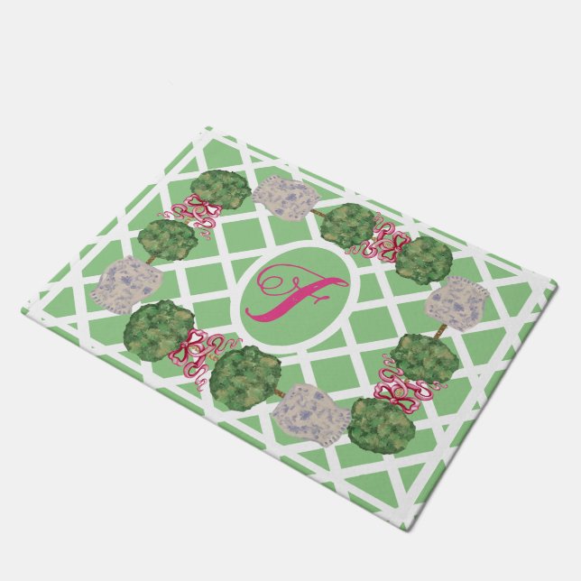 Felpudo Chinoiserie Ginger Jar Jars Topiary (Angular)