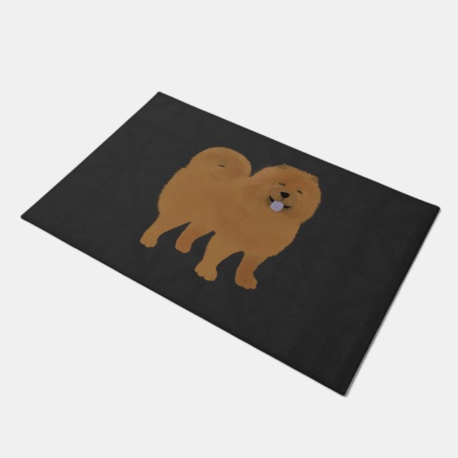 Felpudo Chow Chow Door Mat (Angular)