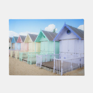 Felpudo Chozas de la playa de la isla de Mersea