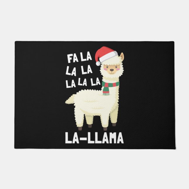 Felpudo Christmas Fa La Llama Essential (Anverso)