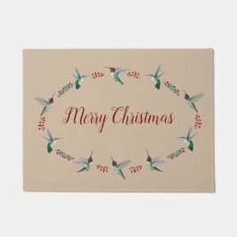 Felpudo Christmas Ruby-throated Hummingbirds