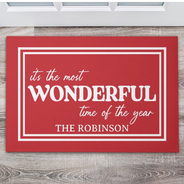 Felpudo Christmas Wonderful time of the year (Subido por el creador)