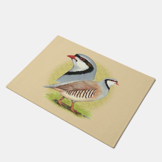 Felpudo Chukar Partridge Combo (Angular)