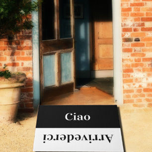 Felpudo Ciao - saludos en italiano