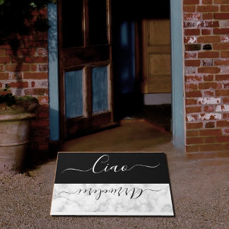 Felpudo Ciao - saludos en italiano no4 Doormat