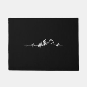 Felpudo Ciclismo Carreras Heartbeat Bicicleta de montaña