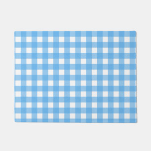 Felpudo Cielo azul gingham