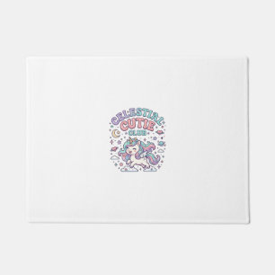 Felpudo Cielo de Unicornio Club de Cute Retro Producto G