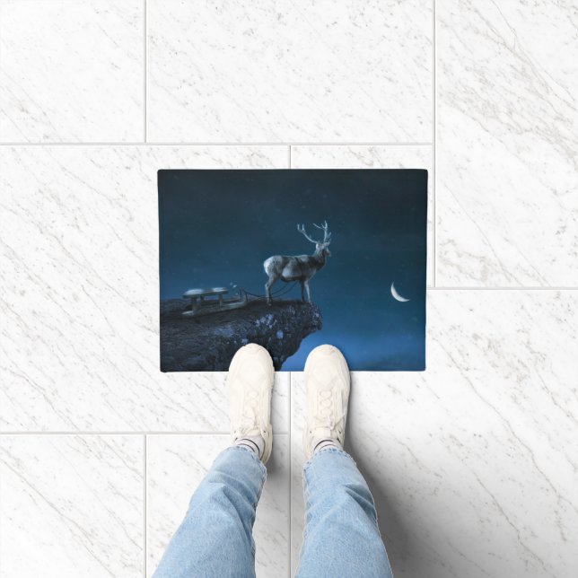 Felpudo ciervo a la luz de la luna (Interior)