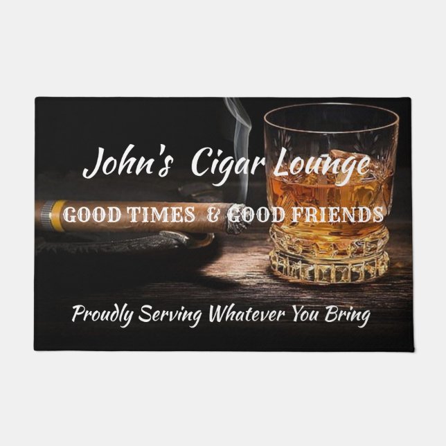 Felpudo Cigar Lounge Doormat (Anverso)