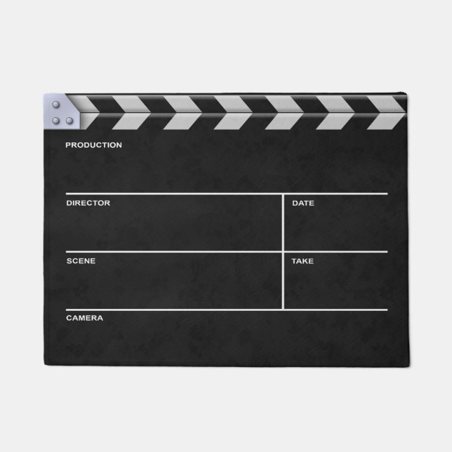 Felpudo Cine de Clapperboard (Anverso)