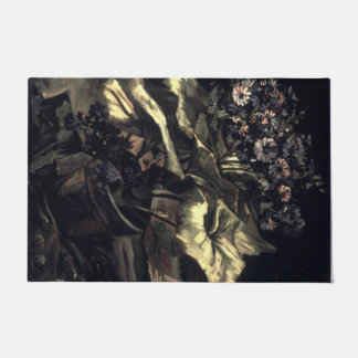 Felpudo Cineraria en una olla de flores - Alfombrilla de a