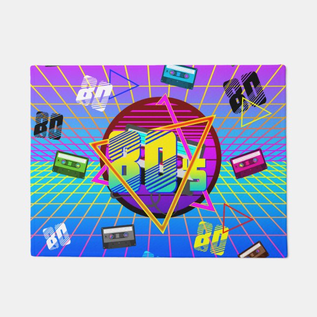 Felpudo Cinta de Casete Retro de los 80 Old School (Anverso)