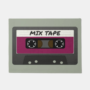 Felpudo Cinta mixta púrpura - Regalo inspirado en los 80 y