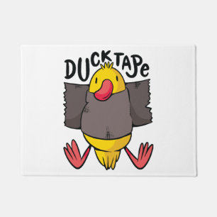 Felpudo Cinta Pato Divertido