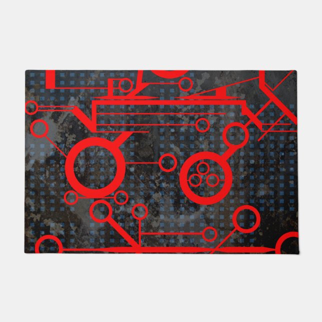 Felpudo Circuito rojo (Anverso)