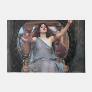 Felpudo Círculo ofreciendo la copa a Odysseus, Waterhouse
