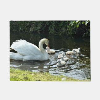 Felpudo Cisne blanco con garrapatas