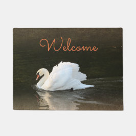 Felpudo Cisne de la acuarela