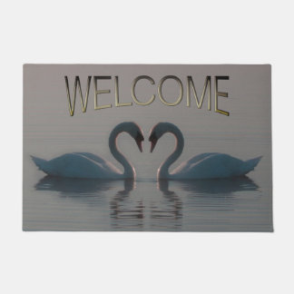 Felpudo Cisnes Azules Deben Ser Amor