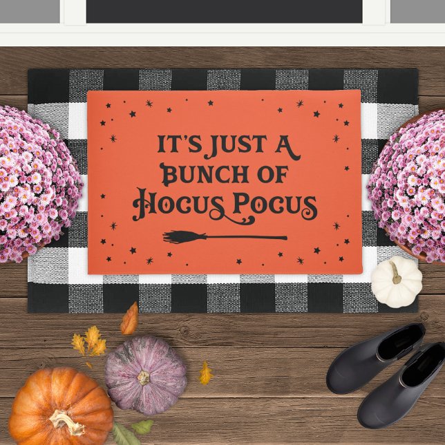 Felpudo Cita de Hocus Pocus Naranja Halloween (Subido por el creador)