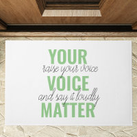 Cita de motivación positiva de verde para tu voz