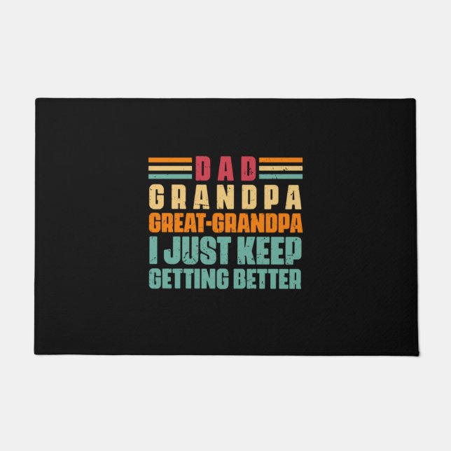 Felpudo Citas de abuelo | Papá Gran Abuelo (Anverso)