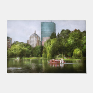 Felpudo Ciudad - mamáes de Boston - jardín público de