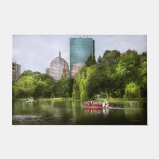 Felpudo Ciudad - mamáes de Boston - jardín público de