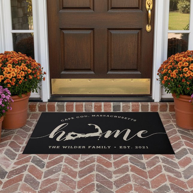 Felpudo Ciudad natal de Cape Cod personalizada (Subido por el creador)