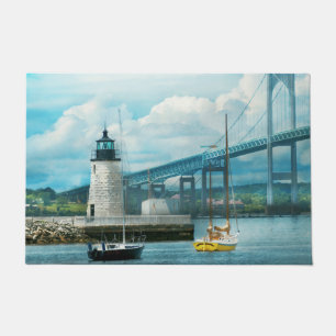 Felpudo Ciudad - Newport RI - El faro de Newport
