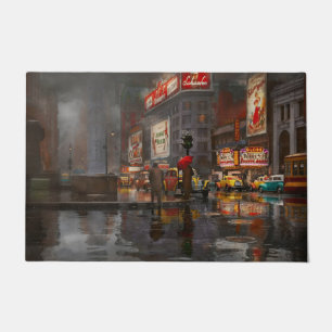 Felpudo Ciudad - Nueva York - Un día lluvioso en la ciuda