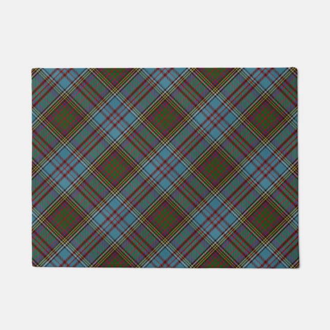 Felpudo Clan Anderson Tartan Plaid Pattern Scottish (Anverso)