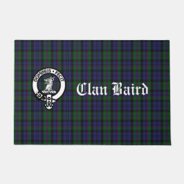 Felpudo Clan Baird Escudo Tartan Personalizable