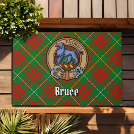 Felpudo Clan Bruce Escudo sobre la caza de tartán