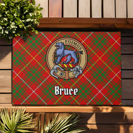 Felpudo Clan Bruce Escudo sobre Tartán