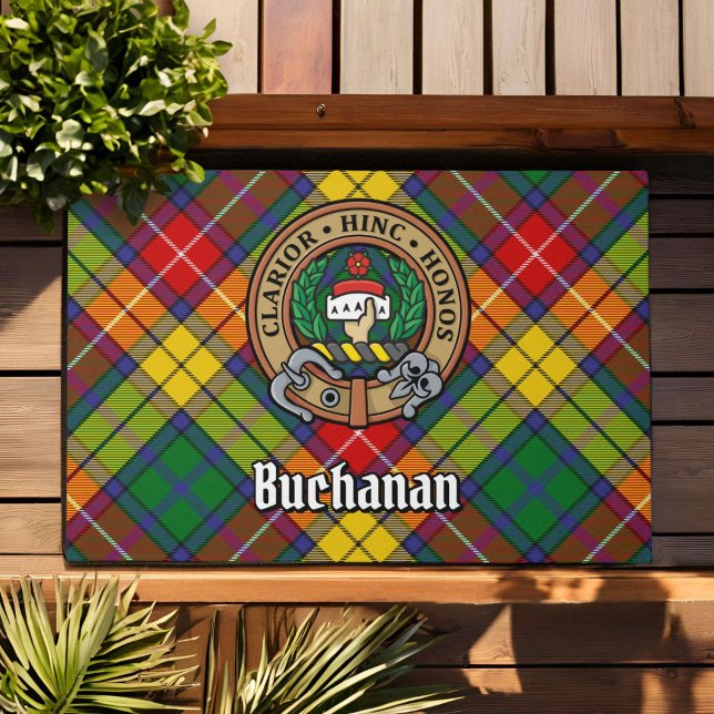 Felpudo Clan Buchanan Escudo por Tartán (Subido por el creador)