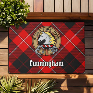 Felpudo Clan Cunningham Escudo por Tartán