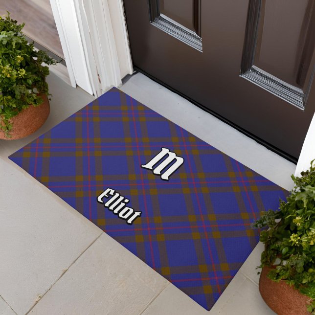 Felpudo Clan Elliot Modern Tartan Doormat (Subido por el creador)