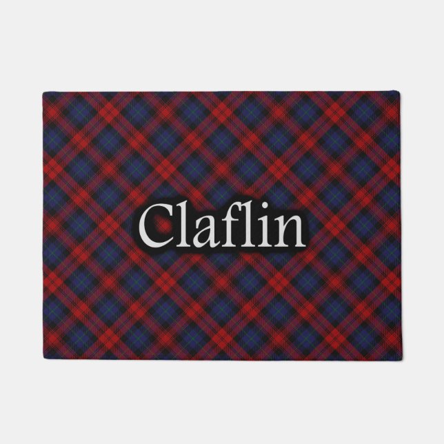 Felpudo Clan escocés Claflin MacLachlan Tartán (Anverso)