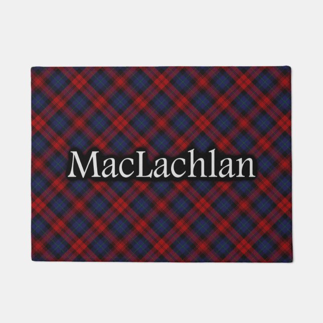 Felpudo Clan escocés MacLachlan Tartán (Anverso)