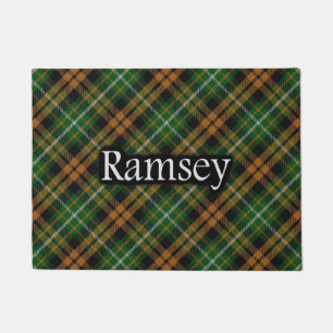 Felpudo Clan escocés Ramsay Ramsey Naranja Hunting Tartán
