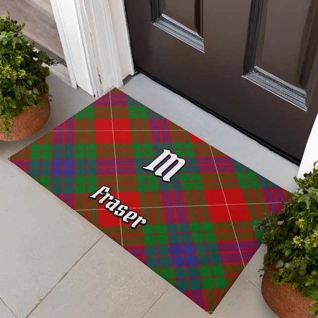 Felpudo Clan Fraser Tartan Doormat (Subido por el creador)
