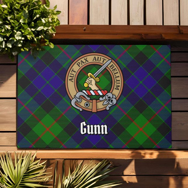Felpudo Clan Gunn Escudo por Tartán (Subido por el creador)