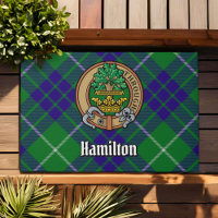 Clan Hamilton Escudo sobre Tartán