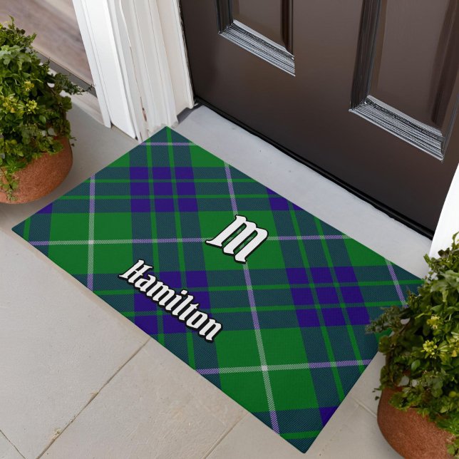 Felpudo Clan Hamilton Hunting Tartan Doormat (Subido por el creador)